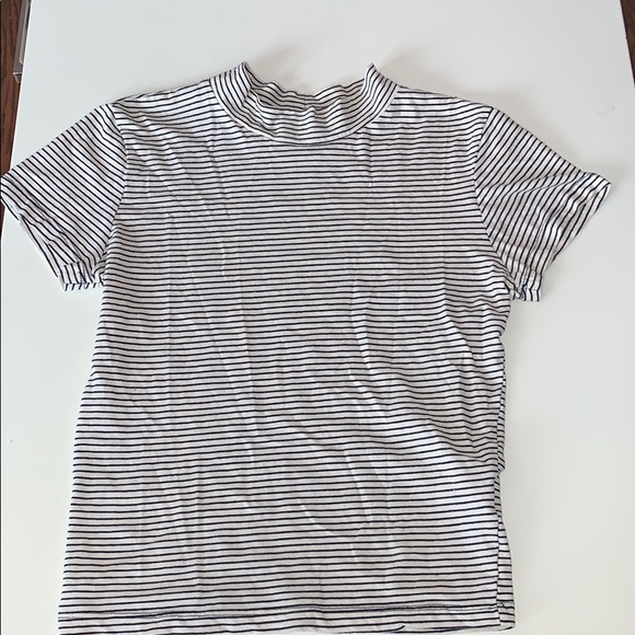 Urban Outfitters Tops - Striped Mockneck Tshirt from UO